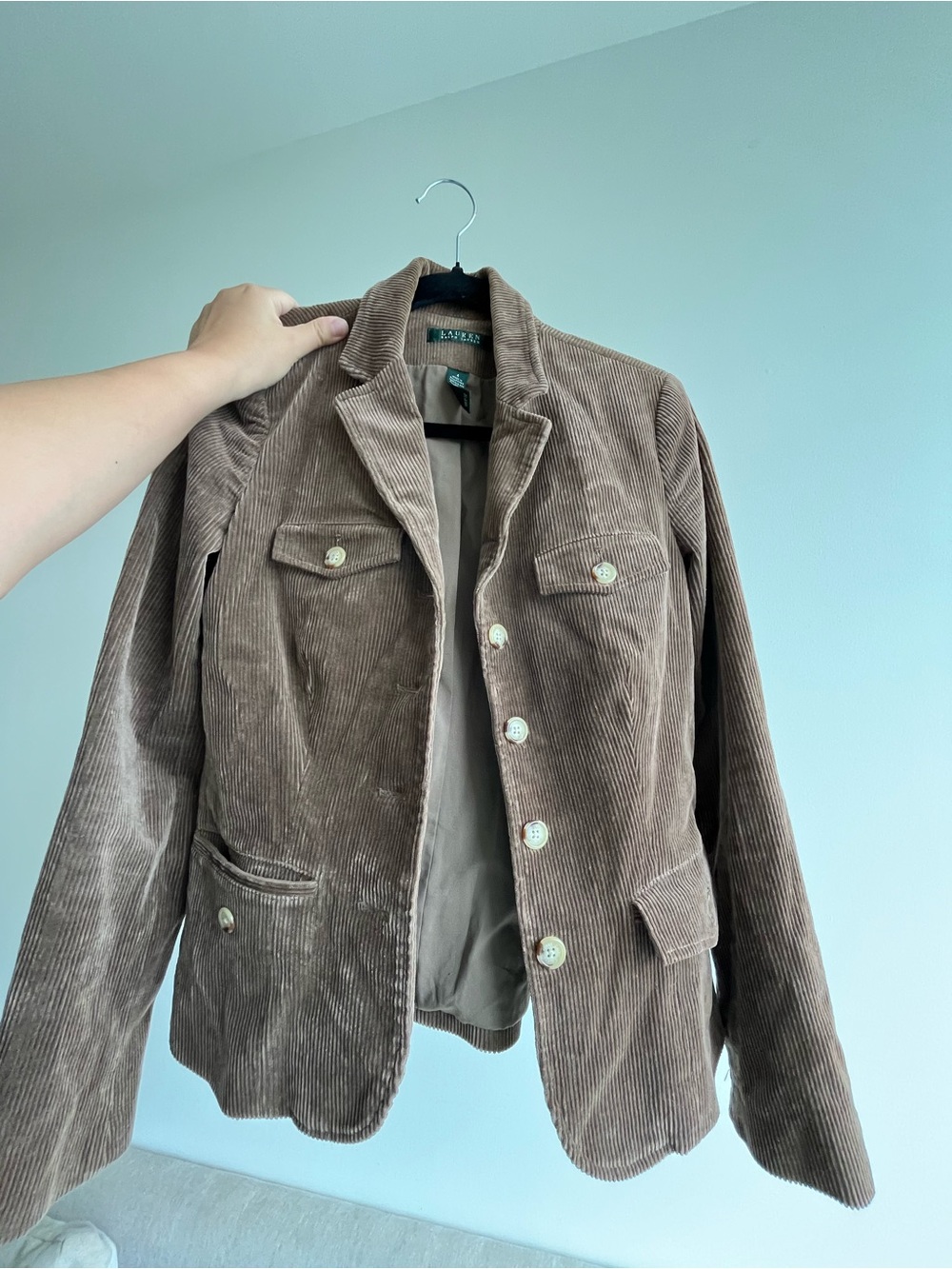 Ralph Lauren Brown Corduroy Blazer Jacket